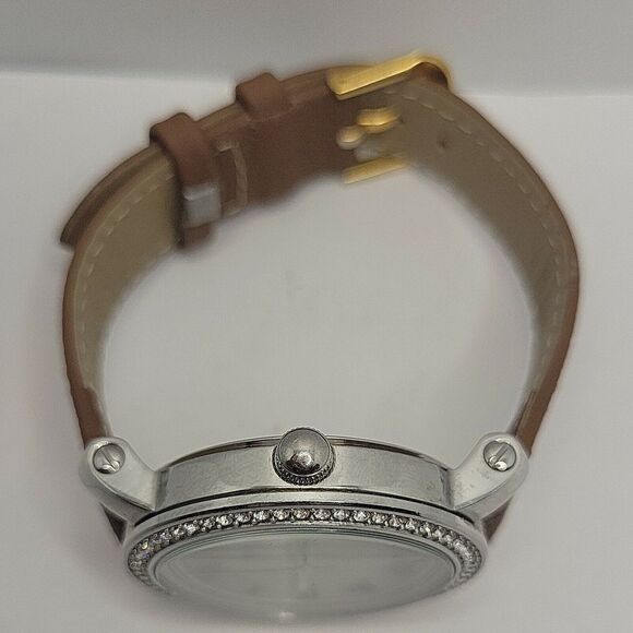 Fossil ES3112 Women Brown Leather Analog Mother Of Pearl Dial Quartz Watch BC619 - Picture 7 of 10